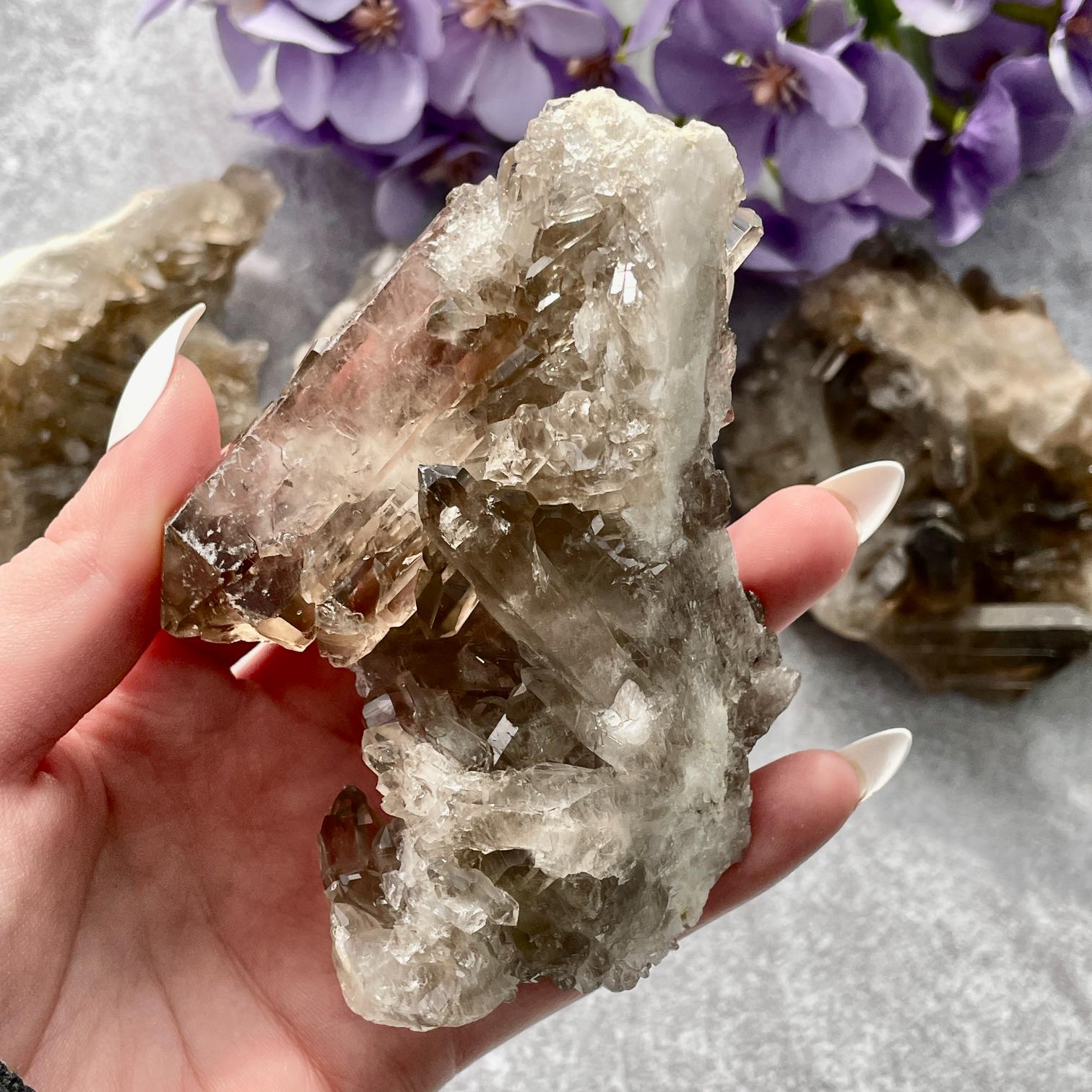 Smoky Quartz Cluster MED - 1pc Smoky Quartz Cluster MED - 1pc